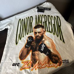 Vintage-Style Conor McGregor “The Notorious” UFC T-Shirt – Brand New