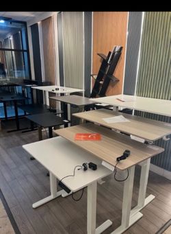 Height, adjustable electric standing desks, largest selection in town I can deliver