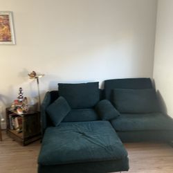 IKEA Green Two Seater Couch- 2024