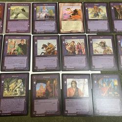 Lot of 18 LOTR Middle Earth CCG Warrior Cards