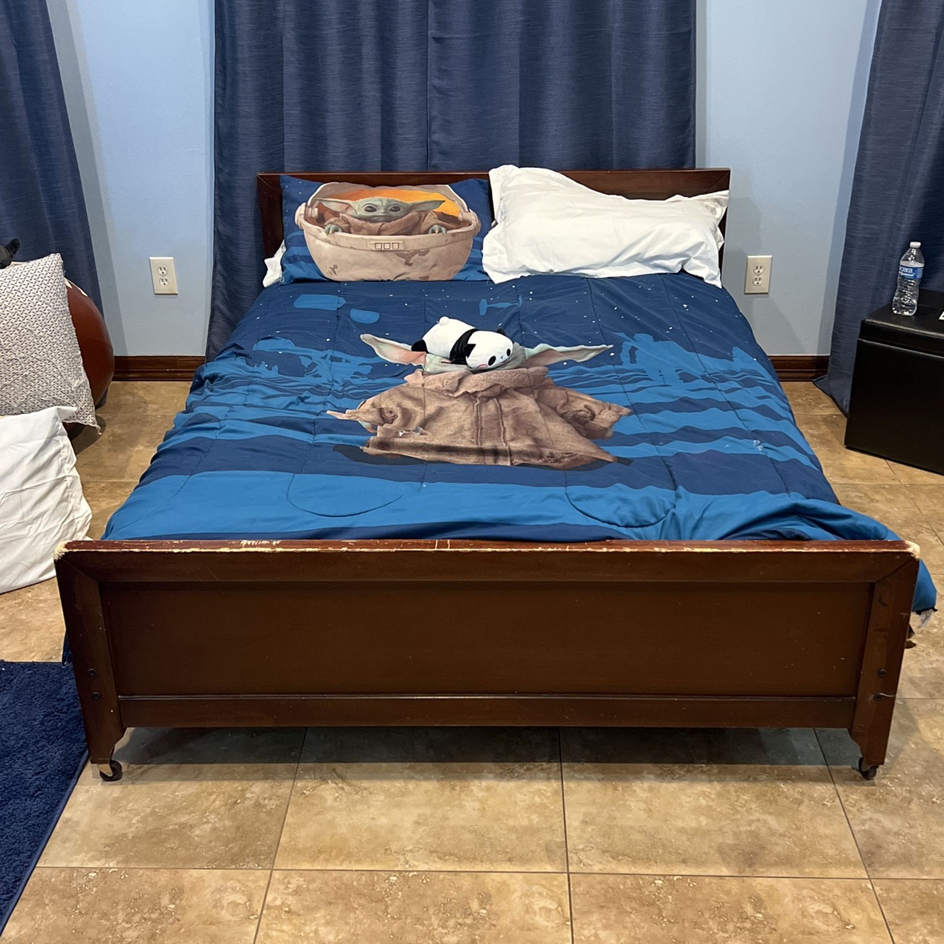 Full Bed Mattress And Rails