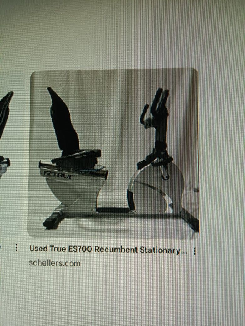 Es 700 Recumbent Bike