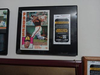 Steve Garvey autographed card