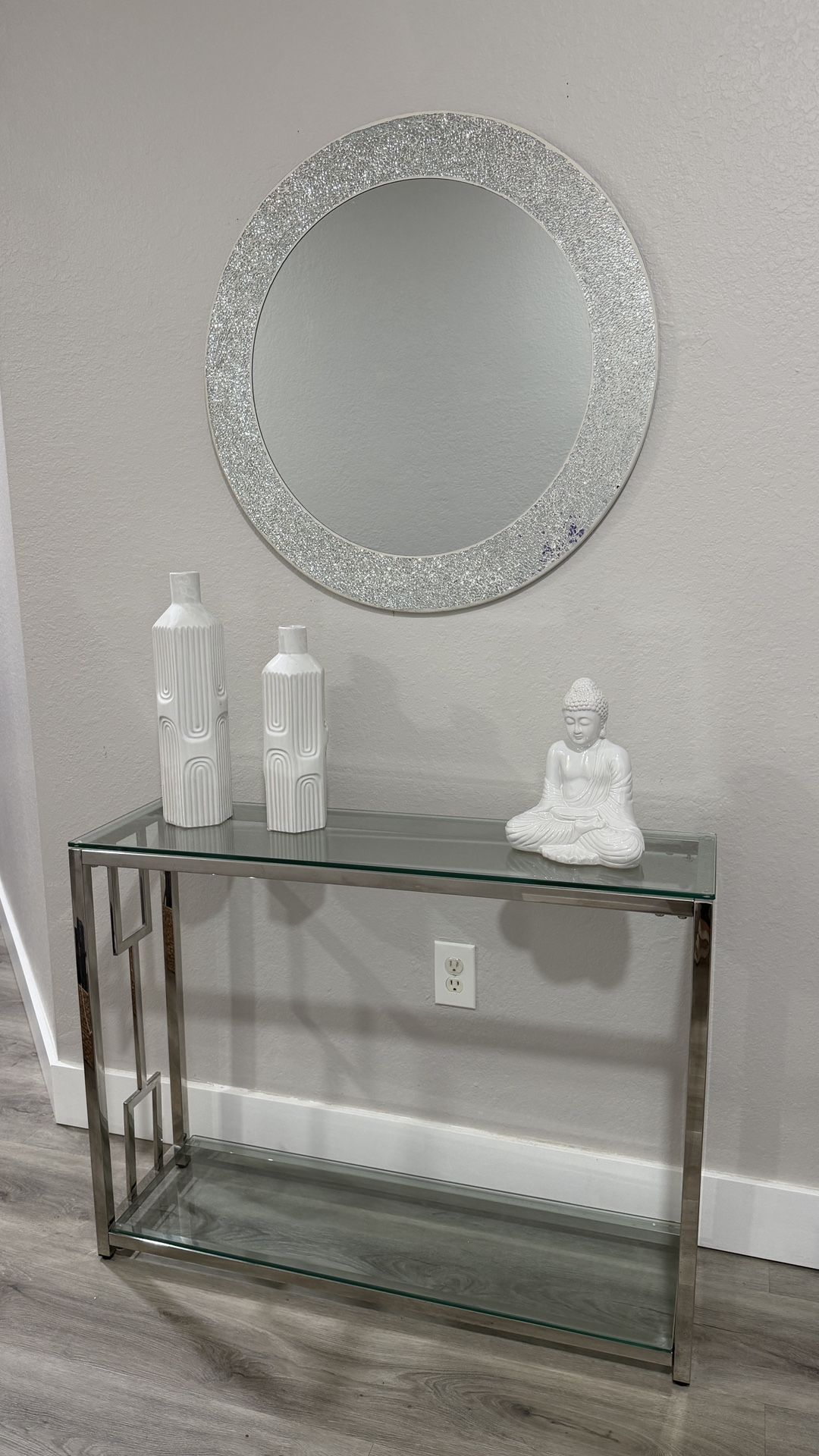 Glass Console Table