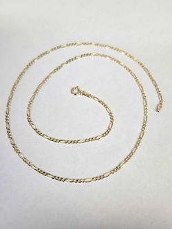 14kt Gold Figaro Chain 20"