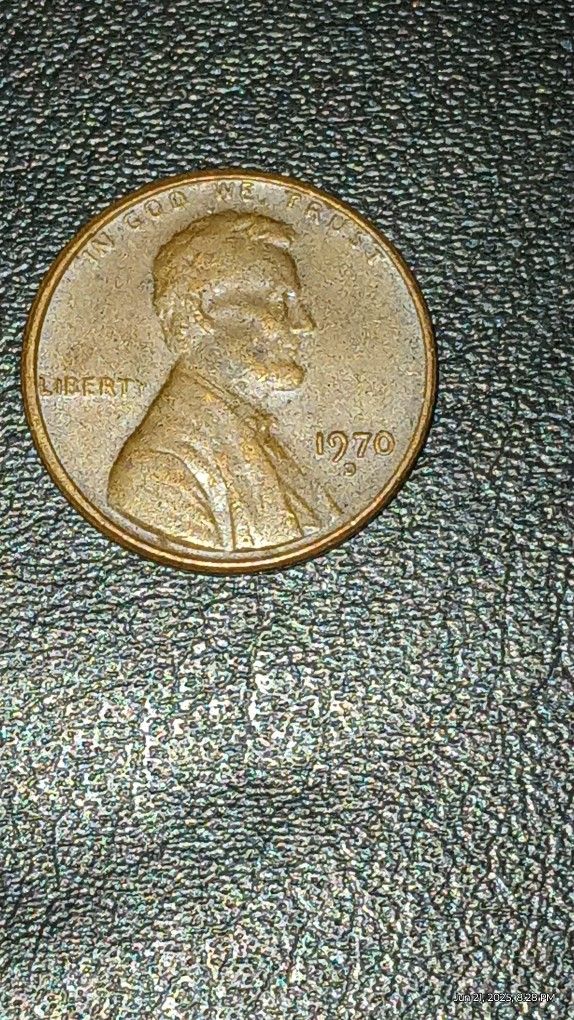 1970 D Mint Penny