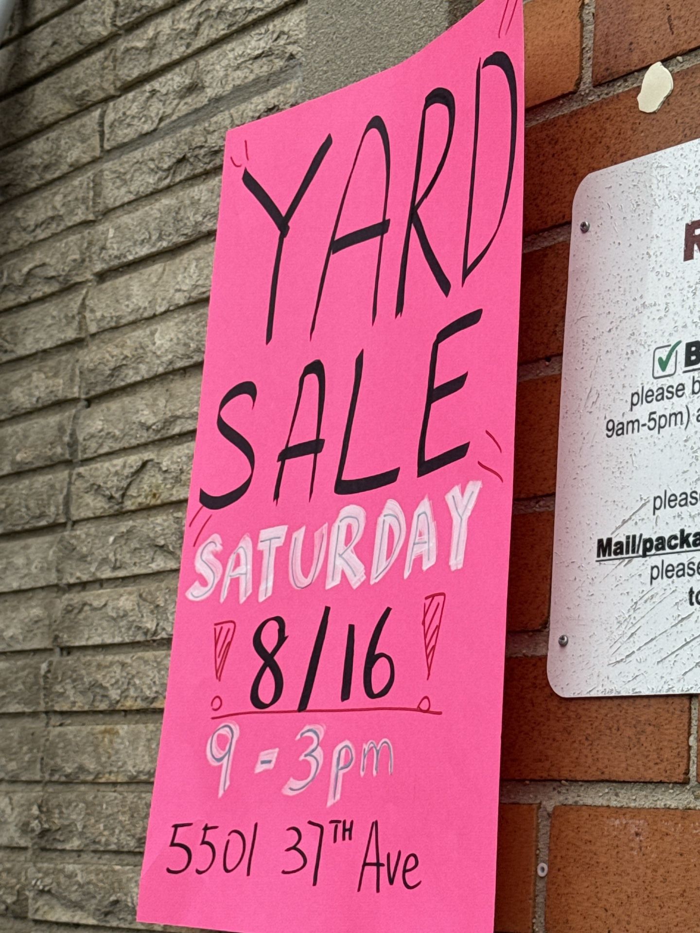 Garage Sale Items BOGO