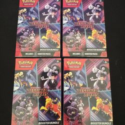 Pokemon Destined Rivals Booster Bundle x4