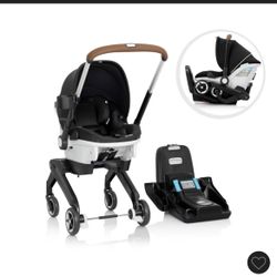Evenflo Gold Shaft Dual Ride Infant Car Seat and Stroller with Storage Bag & Canopy