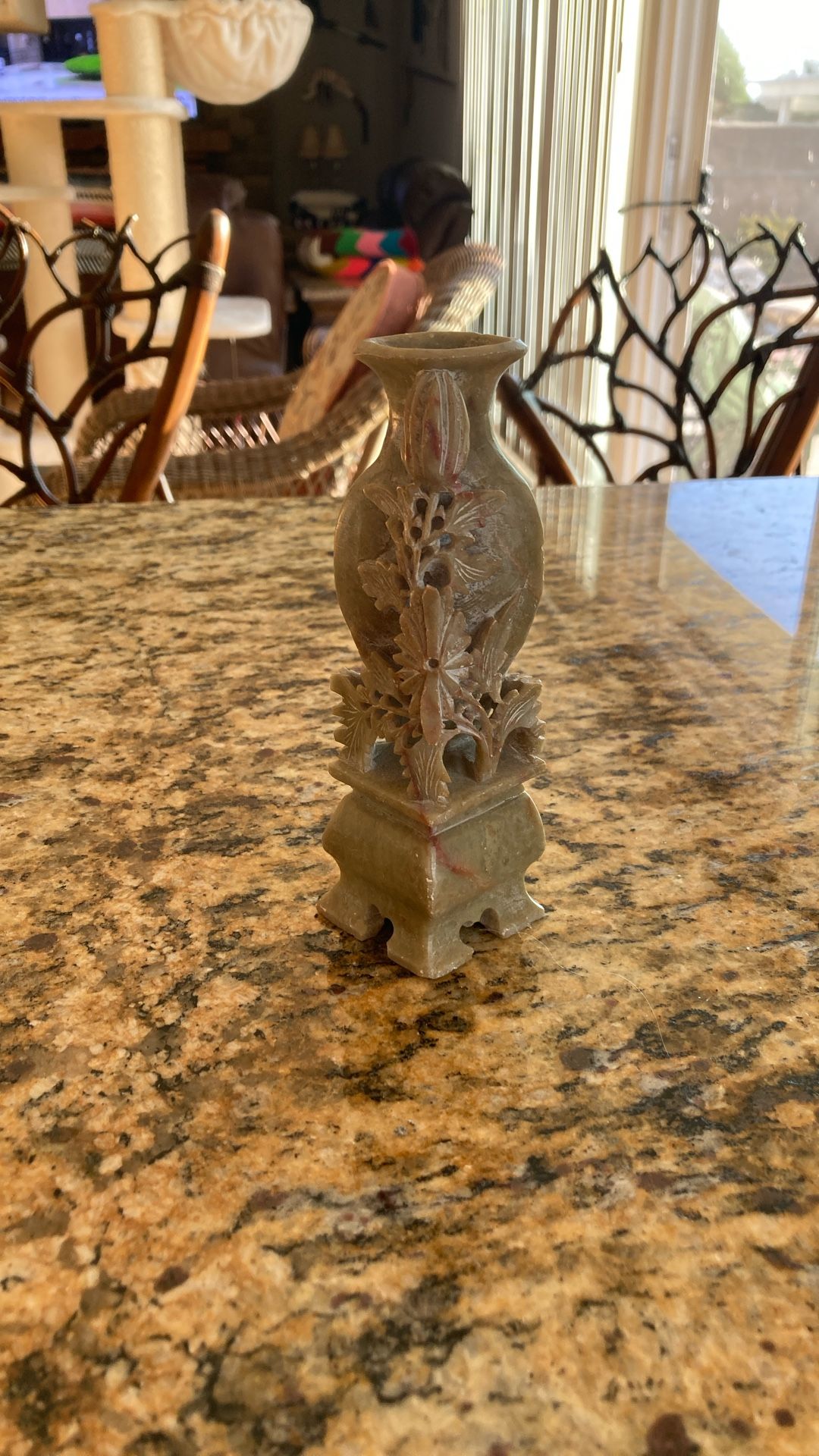 Vase With Very Ornate Flower Design
