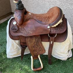 16” Courts Dee Pickett Ortho-Flex Roping Saddle
