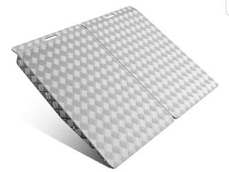 33" x 48" Shed Ramp for Riding Mower Aluminum Rust-Free 1500 LBS/Pair Capacity 