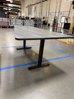 6' x 4' Electric Sit Stand Height Adjustable Conference Table Commercial