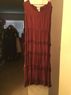 Blue and Red jasmine dress