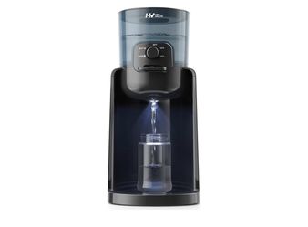 Water Warmer, HEYVALUE Baby Bottle Warmer, Formula Maker with Night Light, 4 Temperature Control & 72H Keep Warm, Detachable Tank, Instantly Dispenses