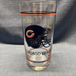  Chicago Bears Collectible Glass - Great Condition!