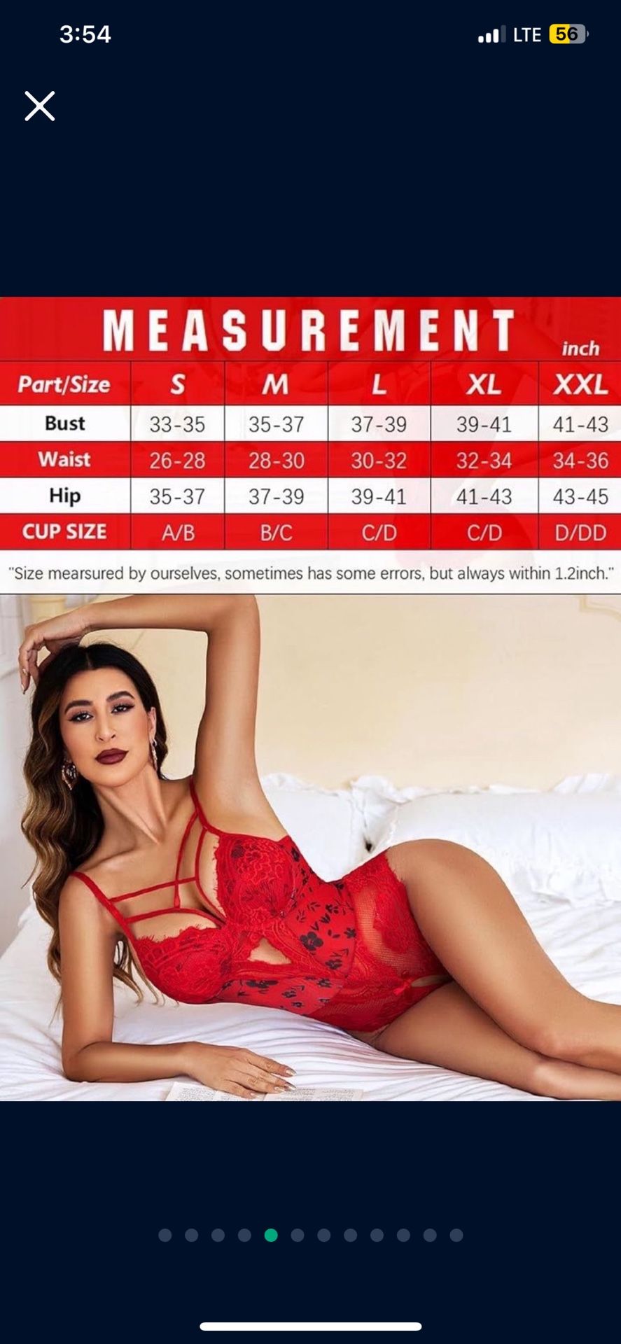 Avidlove Ligerie for Women Lace Bodysuit