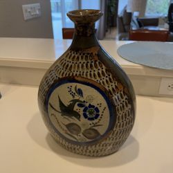 Nice Ceramic Handpainted Vase From México 