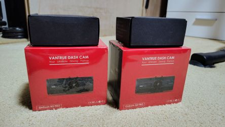 2 Vantrue N2 Pro Dash Cams New/Sealed