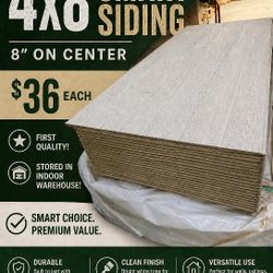 4x8 Smart Siding 8" Oc