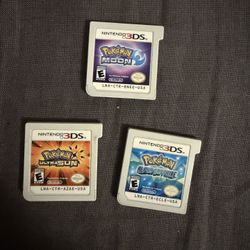 Pokémon 3ds Lot