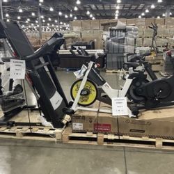 Spin Bike, Elliptical, Step Machine, And Treadmill