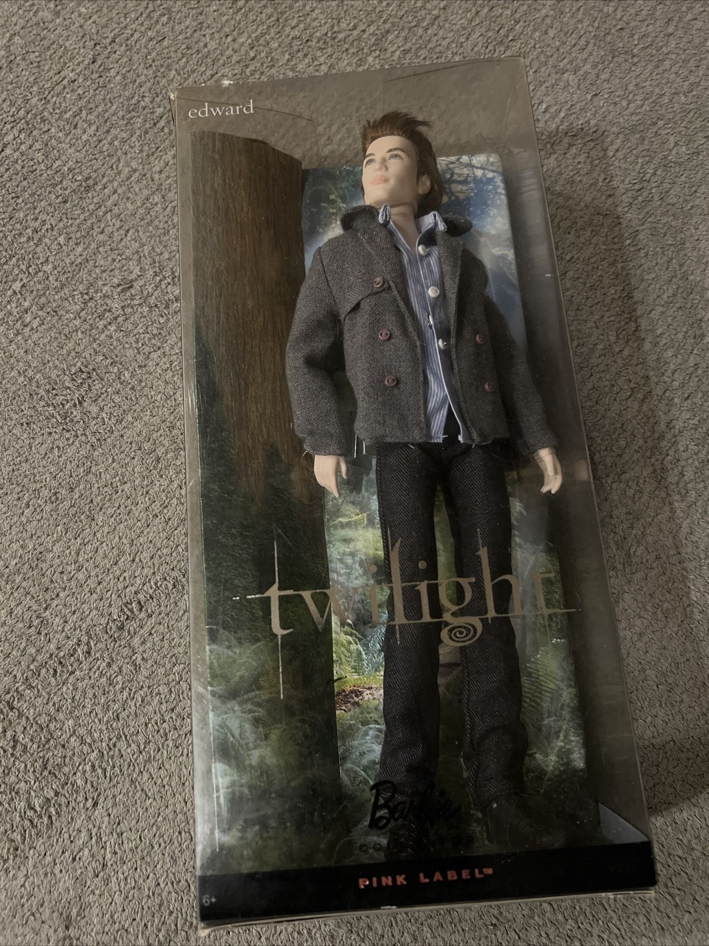 The Twilight Saga - Edward Cullen Barbie Pink Label Doll-In Mint Condition- Rare