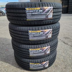 225 65 17 NEW TIRES RAV4 ROUGE HIGHLANDER CRV EQUINOX CARAVAN JOURNEY 