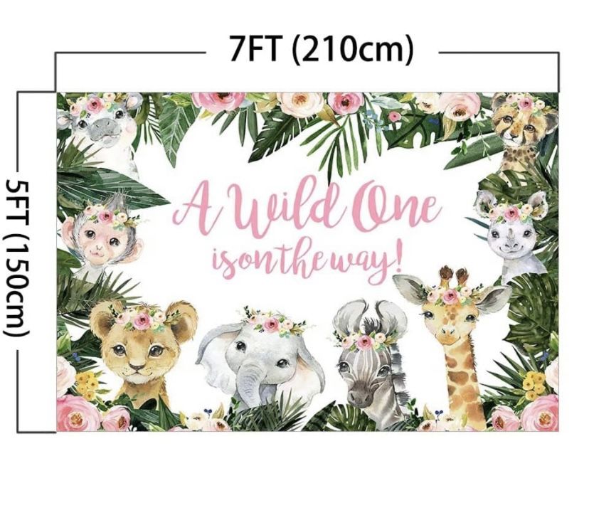 Wild One Birthday Banner 