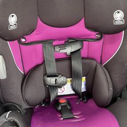 Purple Car Seat 