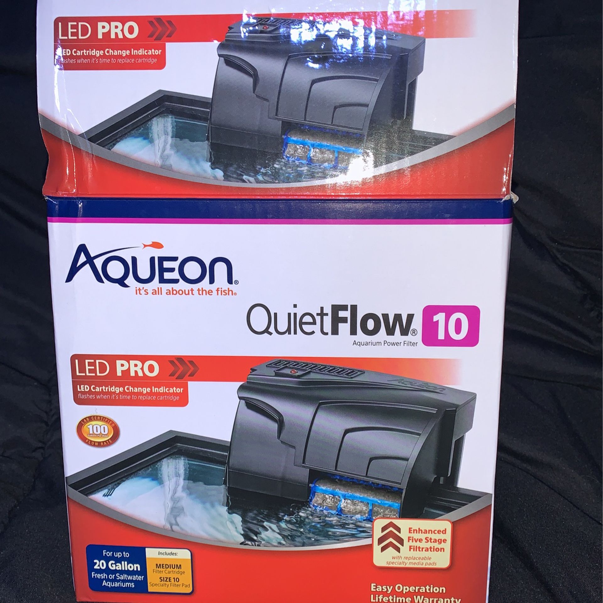 Aqueon Quiet Flow Aquarium Power Filter