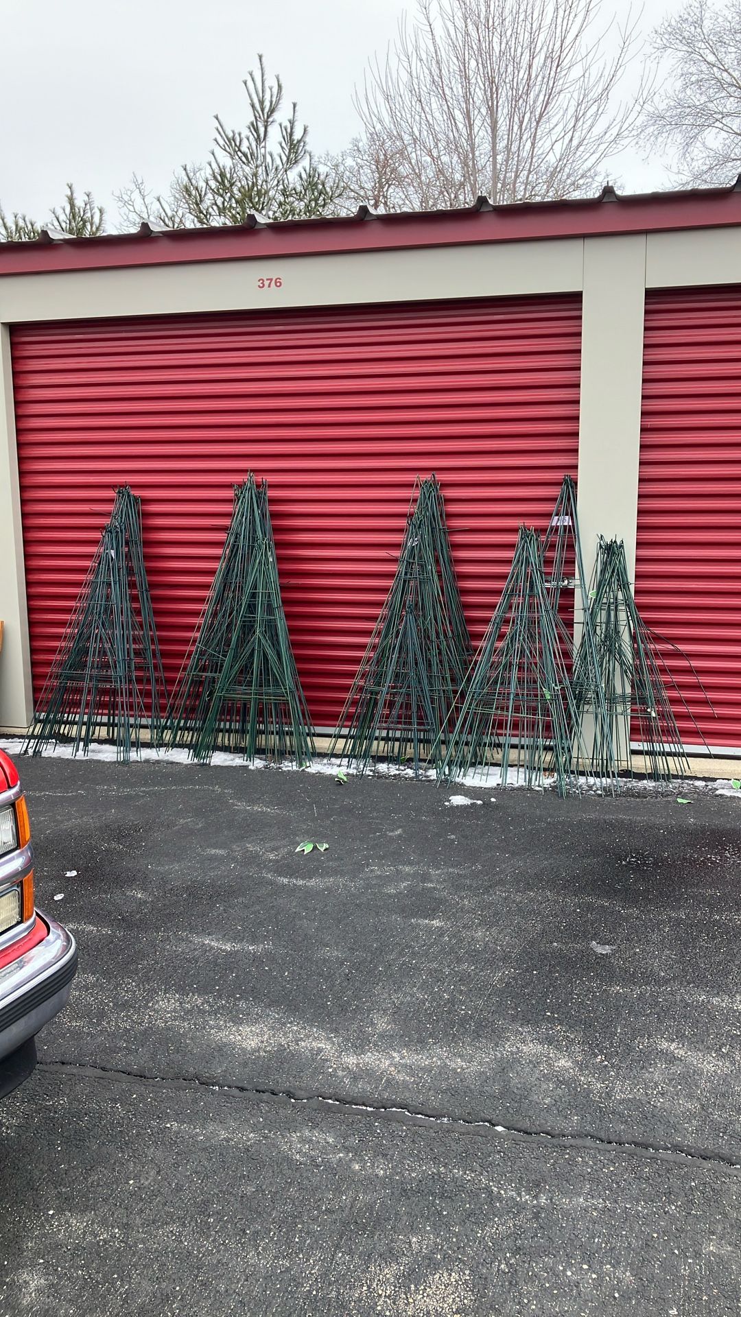 Tons Of Christmas Wreath Stands