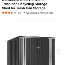 NEW metal storage shed