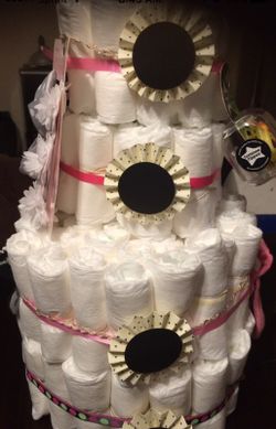 Diaper cake newborn diapers size N-I