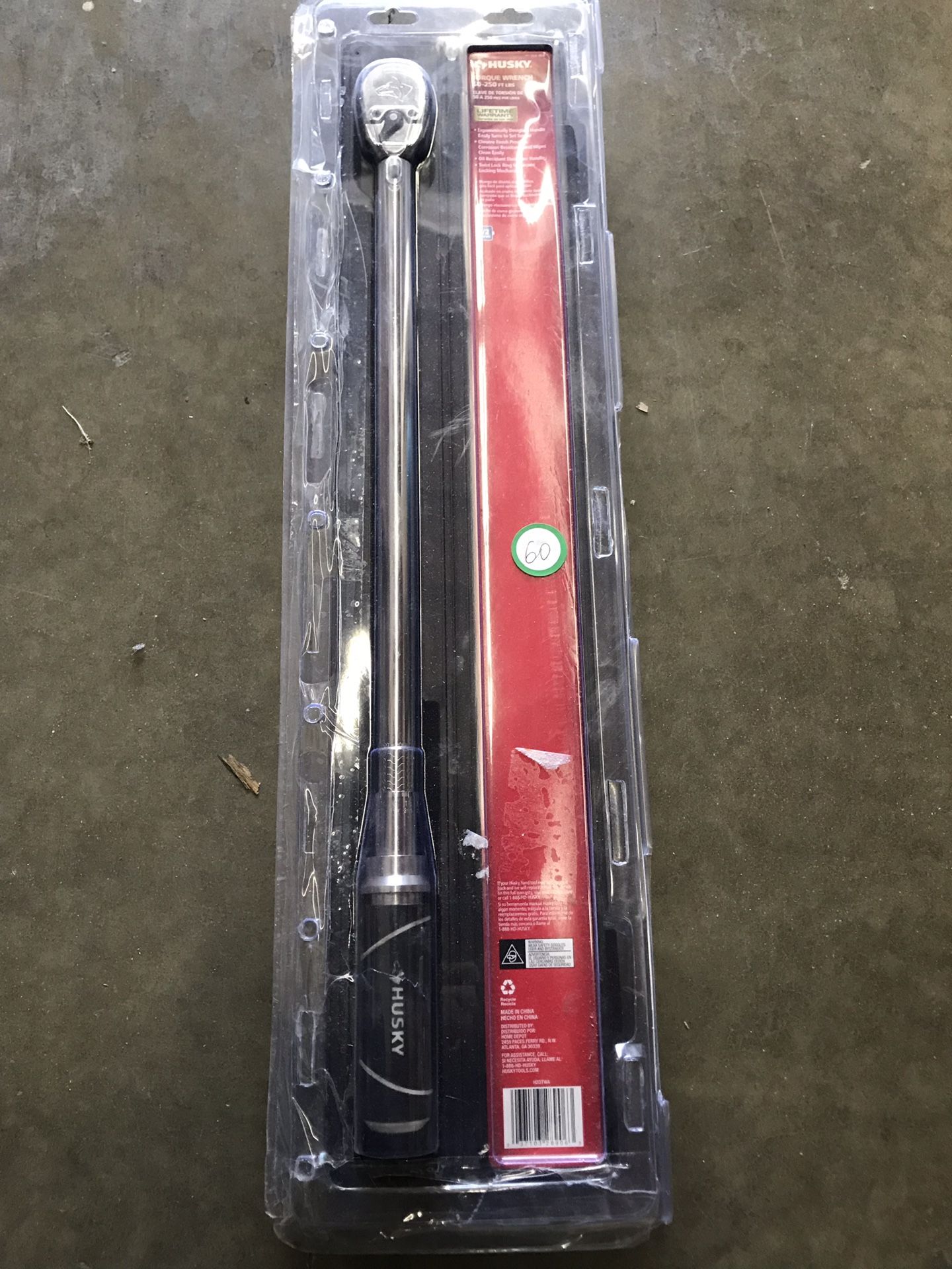 Husky 50-250 ft. lbs. 1/2 in. Drive Torque Wrench