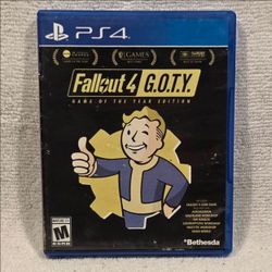 FALLOUT 4 GAME OF THE YEAR EDITION (2017 PS4) FO4 GOTY FO OPEN WORLD SONY PLAYSTATION PS VIDEO GAME