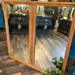 Beautiful MCM 2 Part Mirror 