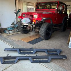 Jeep Wrangler JK 4-door Side Steps “HEAVY DUTY”