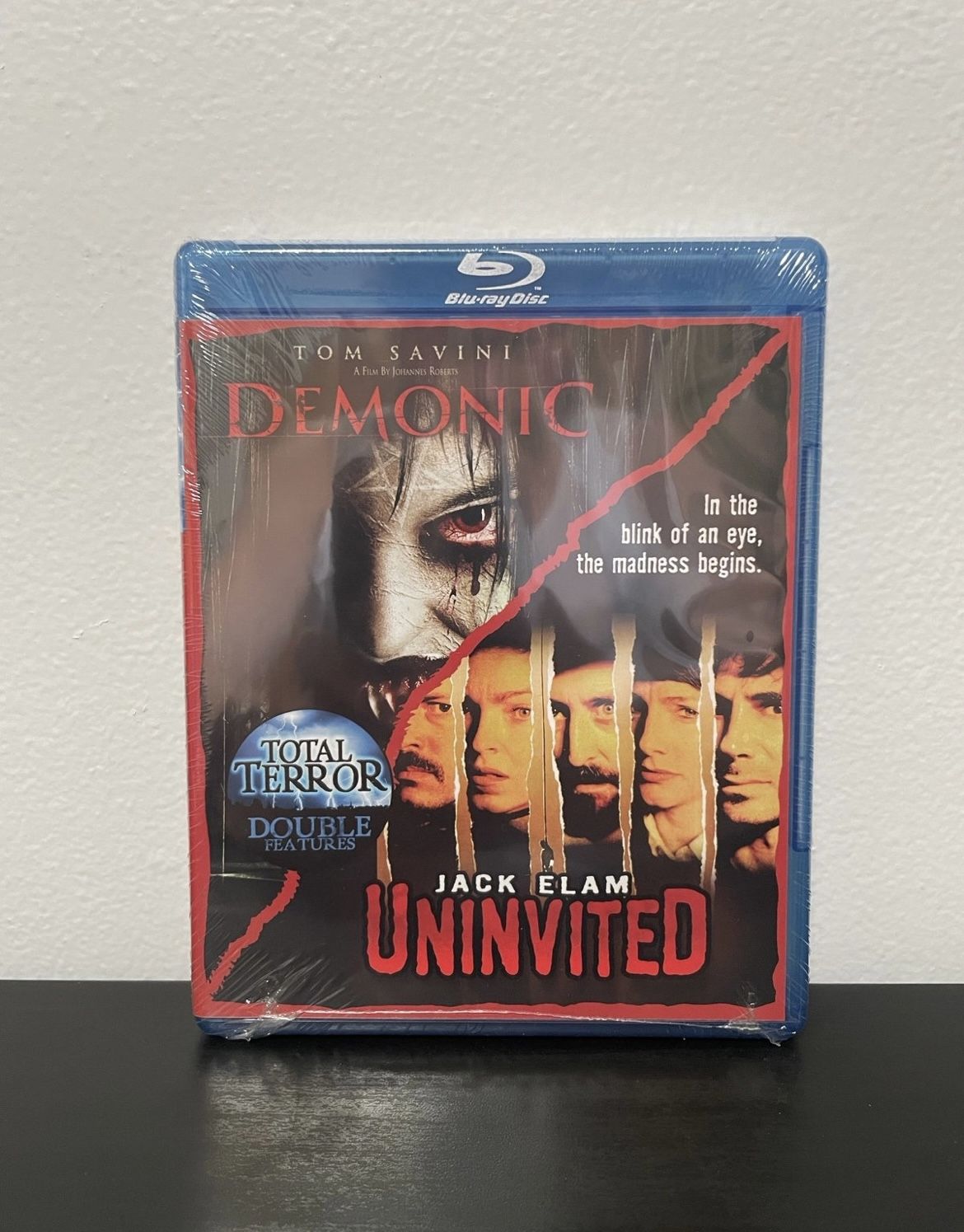 Total Terror 1 Demonic / Uninvited Blu Ray NEW SEALED Double Feature Horror