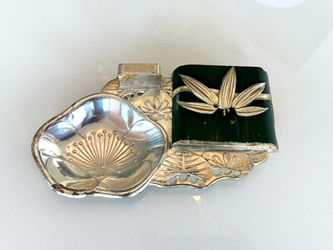 Japanese Silver-Plated Cigarette Case