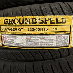  Vendo 4 Llantas 185/65R15 Marca GROUND SPEED 