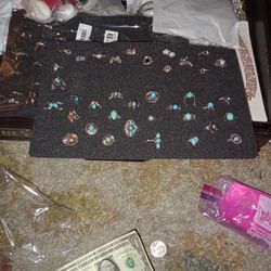 Turquoise, Gem & Pearl Rings 