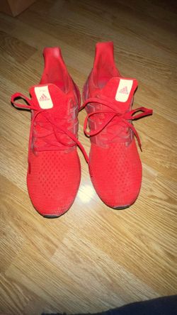 Red Ultra Boosts 