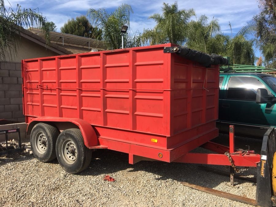 Carson dump trailer 12’