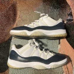Jordan 11 Snake Skin Navy