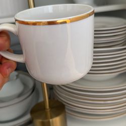 White W Gold China For 8