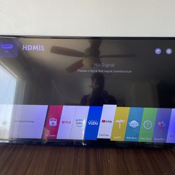 LG 49” 4K Smart TV – Works Great! 