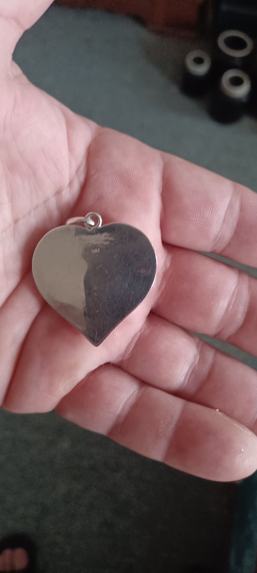 925 Silver Beautiful Heart Charm