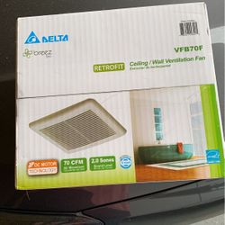 New Delta Bathroom Fan