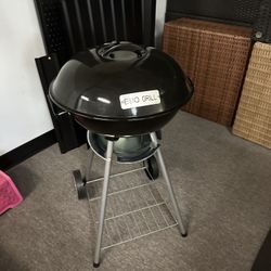 New Charcoal BBQ Grill Round With Wheel